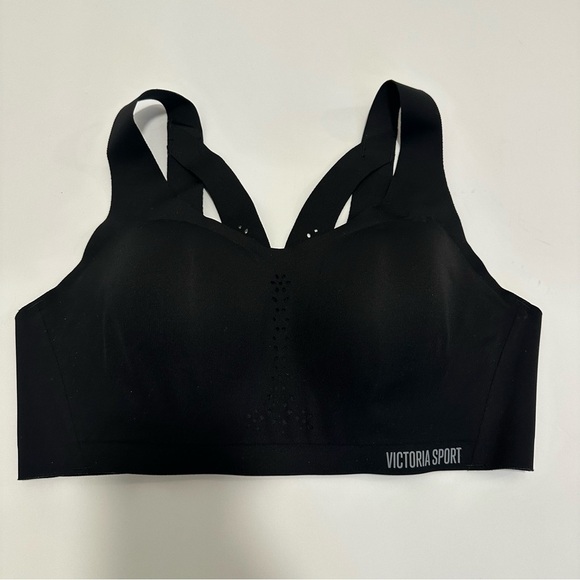 Victoria Sport Black Angel Athletic Bra Back Hook Size 36C - Picture 1 of 5